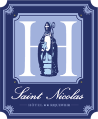 Logo des Hotels Saint Nicolas im Elsass in Riquewihr
