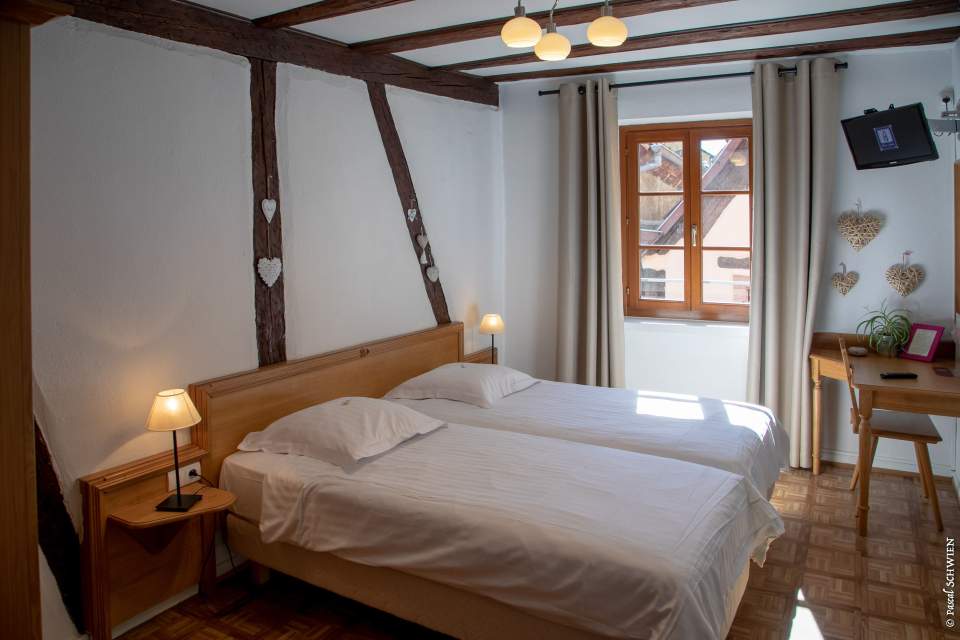 Chambre Supérieure Hotel Saint Nicolas Alsace France