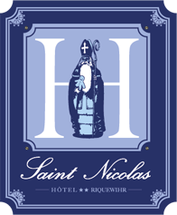 Logo de l'hôtel Saint Nicolas en Alsace à Riquewihr. Hôtel de charme à Riquewihr en Alsace